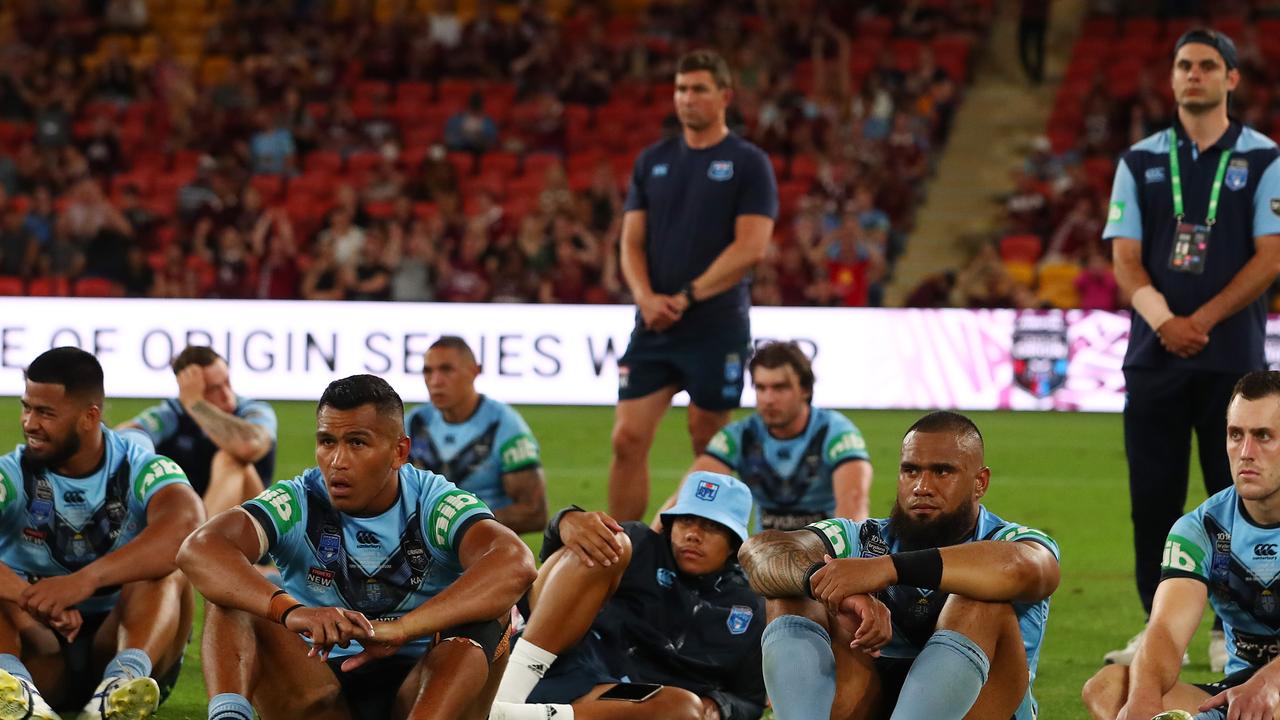 The Blues lost their way after James Tedesco left the field. (Photo by Chris Hyde/Getty Images)