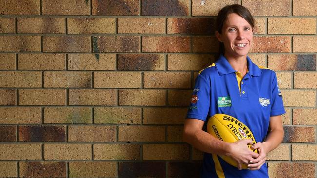 Dedicated Ipswich Eagles volunteer Anne O'Donnell loves the camaraderie playing footy brings.