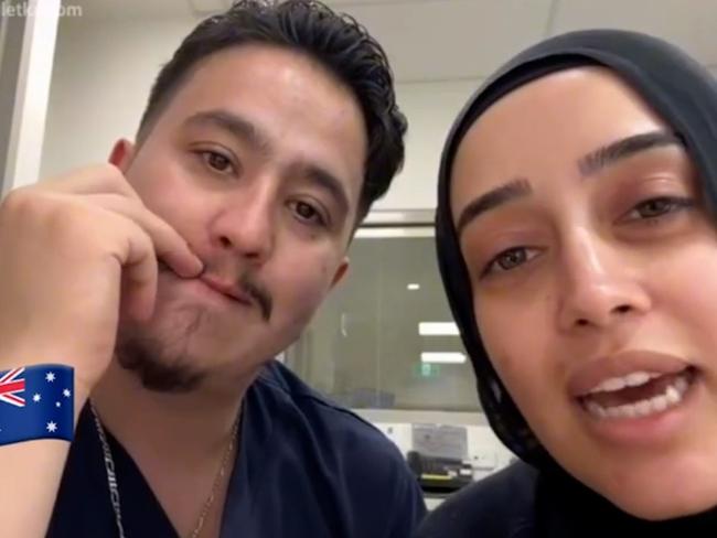 Ahmad “Rashad” Nadir and Sarah Abu Lebdeh were deregistered by the Nursing and Midwifery Council of NSW. Picture: NewsWire Handout