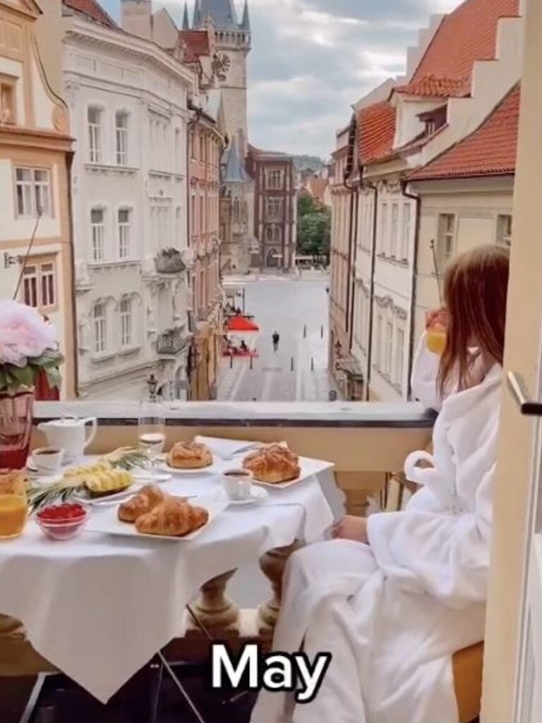 She shared highlights from her holidays on TikTok.