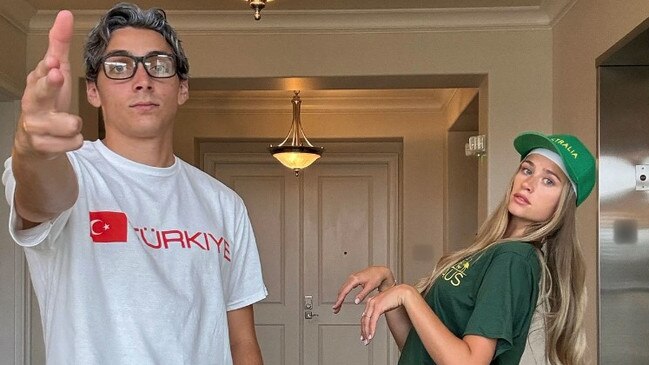 Mondo Duplantis and his fiancee dress up for Halloween. Photo: Instagram.