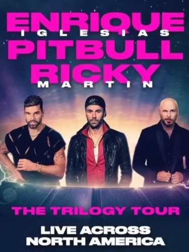 Enrique, Ricky and Pitbull are touring America together.