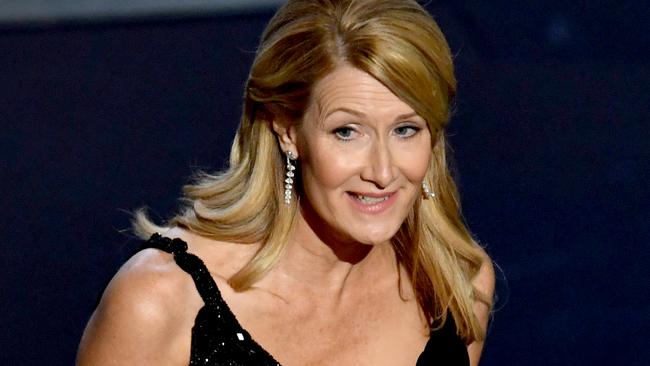 Laura Dern accepts the Actress in a Supporting Role award for 'Marriage Story'. Picture: Kevin Winter/Getty Images)