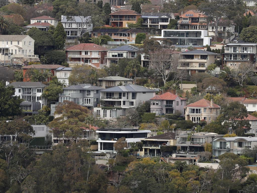 People in Sydney give up on average 46 per cent of their salary to their mortgage repayments. Picture: NCA NewsWire/Nikki Short