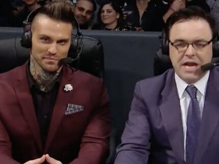 Corey Graves and Mauro Ranallo on WWE.