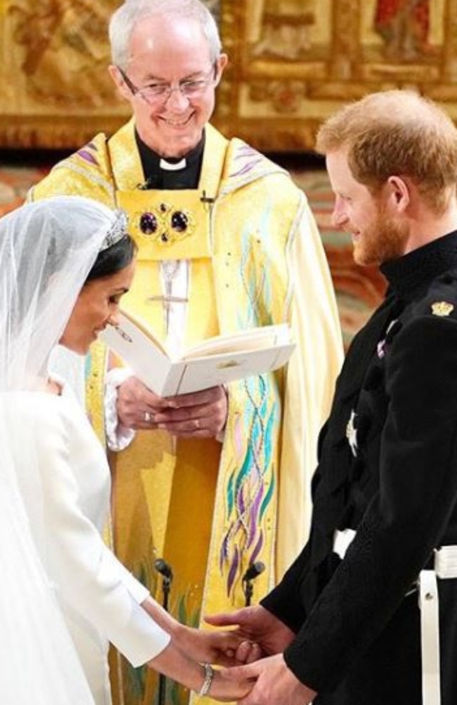 Meghan and Harry get married. Picture: Instagram