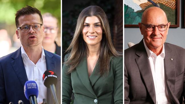 Three of the top 20 most powerful political backroom dealers in South Australia. Pictures: File