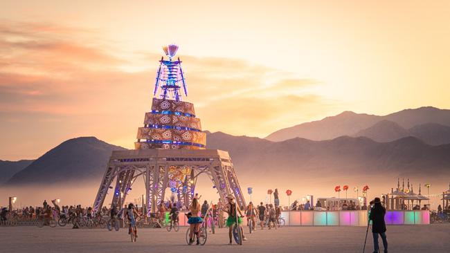 What started with a wooden figure being burned on a San Francisco beach on Summer Solstice has become an annual experience. Picture: Curtis Simmons,