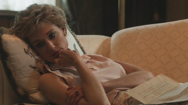 Princess Diana played by Elizabeth Debicki in The Crown. Picture: Netflix