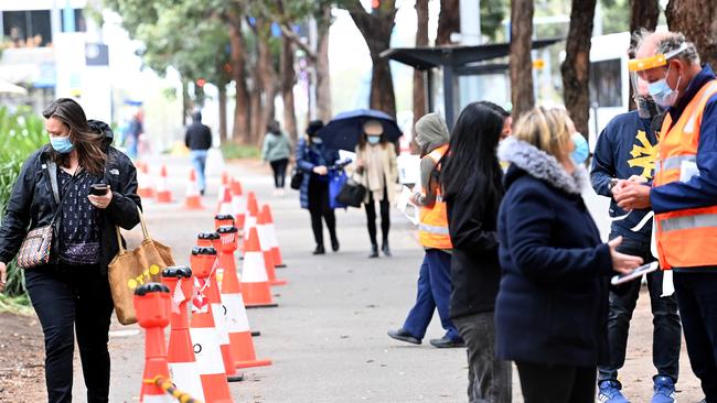 Vaccine rates have been slow in younger Queensland amid long waits for jabs. Picture: NCA NewsWire / Jeremy Piper