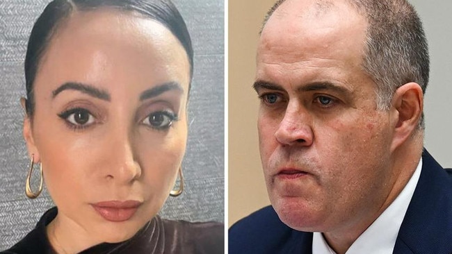 ABC managing director David Anderson, right, was asked to meet with staff to discuss their grievances about the sacking of fill-in radio host Antoinette Lattouf, left.