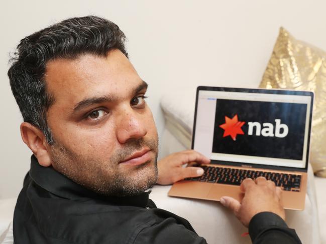 NAB wrongfully gave Baljit Singh access to another mans bank accounts that had more than $500k in them. Singh was a good Samaritan and flagged it straight away but NAB didnt rectify the issue for a couple of days. Wednesday, October 2. 2024. Picture: David Crosling