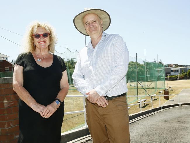 L to R: Greens councillors Lindsay Shurey and Murray Matson voted in favour of the path. Picture: John Appleyard