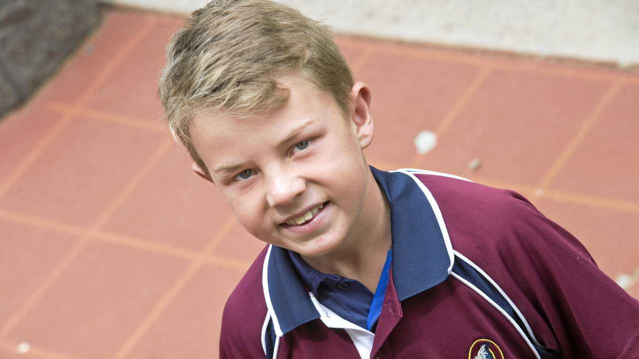 STATE REP: Our Lady of Lourdes student Cooper Webster has been named in the 10-12 years Queensland Schools Cricket team which will contest the national championships in Bunbury, Western Australia next week. Picture: Nev Madsen