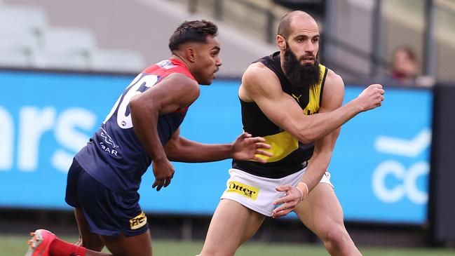 Line-breaker Bachar Houli has not joined Richmond in the hub after the recent birth of his first son. Picture: Michael Klein