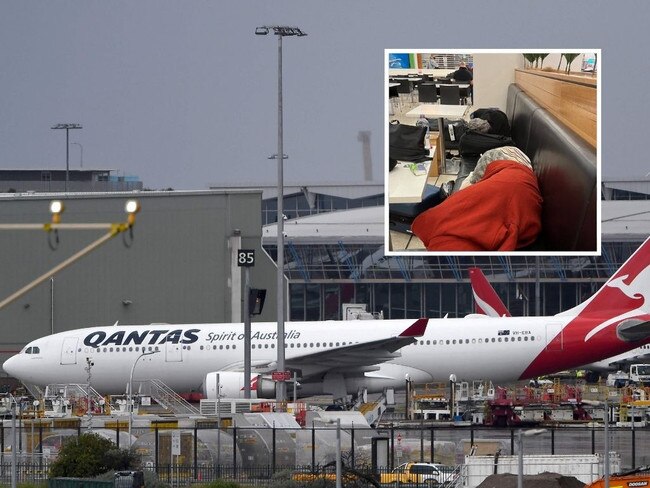 Qantas passengers ‘dumped’ overnight