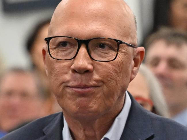 SYDNEY, AUSTRALIA - APRIL 27: Opposition Leader Peter Dutton and wife Kirilly (L) sit with Former Prime Minister John Howard (R)ÃÂ during a Liberal Party campaign launch in the seat of Mackellar on April 27, 2025 in Sydney, Australia. Australia will head to the polls on May 3, early voting for the 2025 Australian election has also been highly successful, with more than 524,000 people casting their ballots on the first day alone-breaking previous records. (Photo by Dan Peled/Getty Images)
