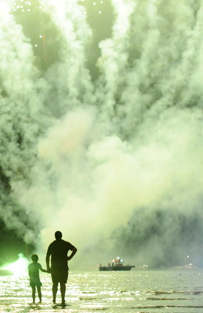 The annual Mindil Beach Territory Day fireworks display. Picture: NCA.