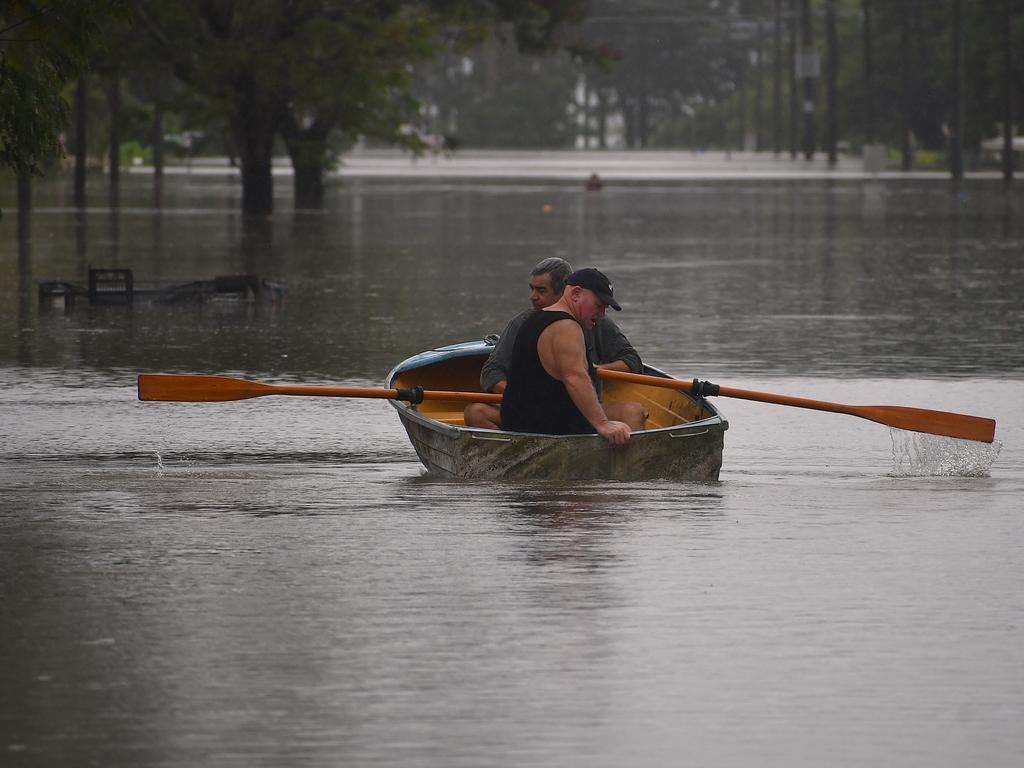 Floodwaters inundated much of Ingham after the Herbert River breached its banks. Picture: Cameron Bates