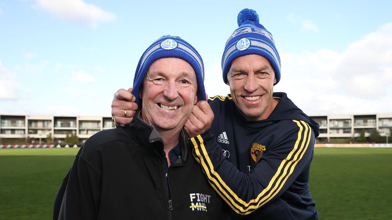 Alastair Clarkson and the 17 other AFL coaches are supporting Neale Daniher. Photo: Michael Klein