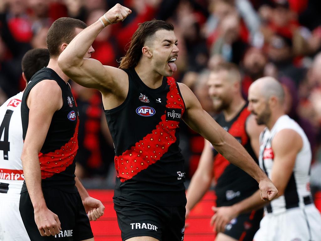 Sam Draper says he is committed to Essendon. Picture: Michael Willson/AFL Photos via Getty Images