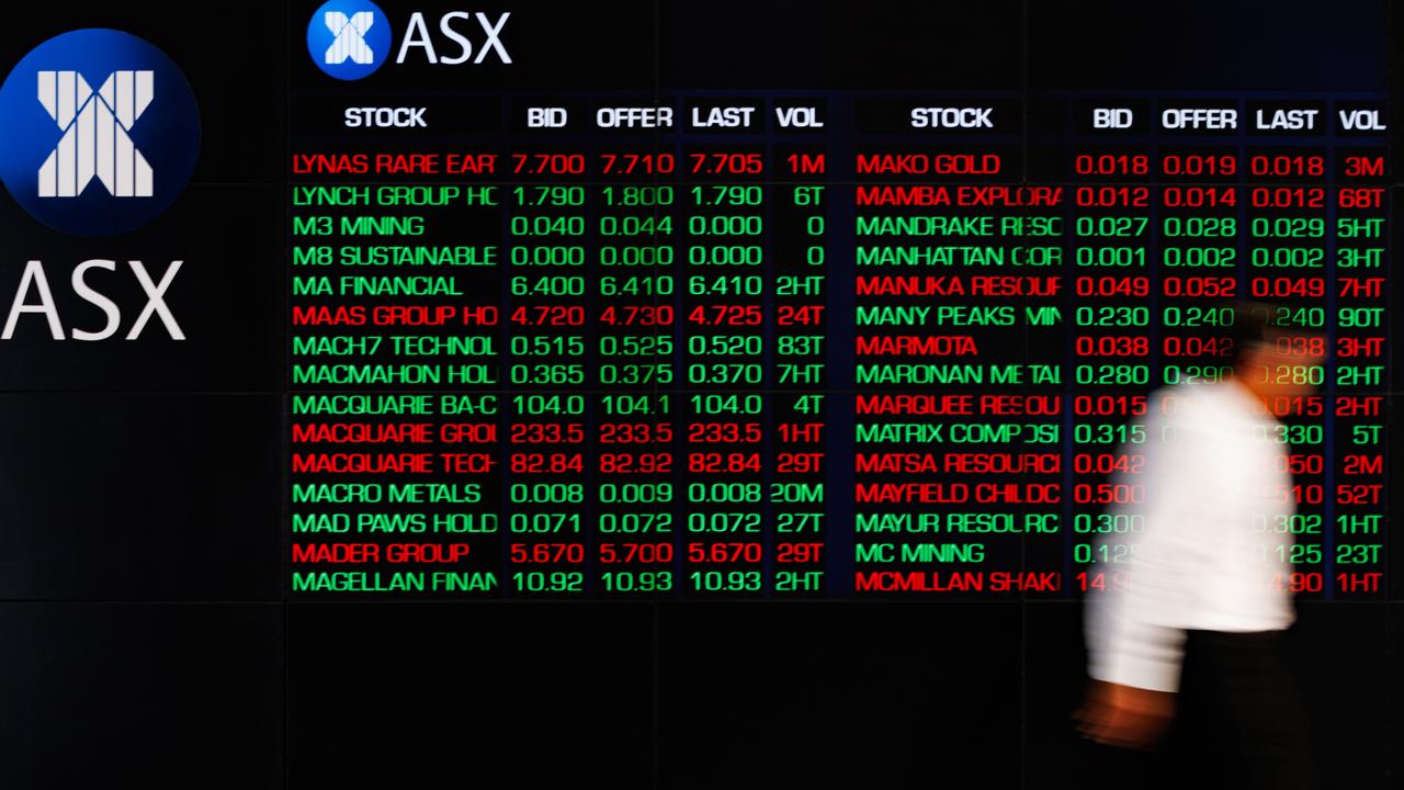 Only utilities stocks rose on Friday. NewsWire / Max Mason-Hubers