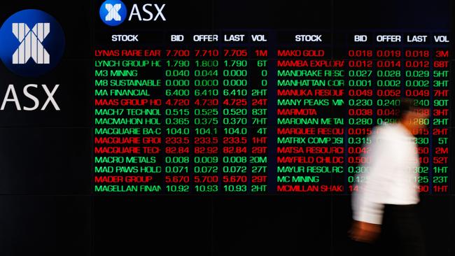 Only utilities stocks rose on Friday. NewsWire / Max Mason-Hubers