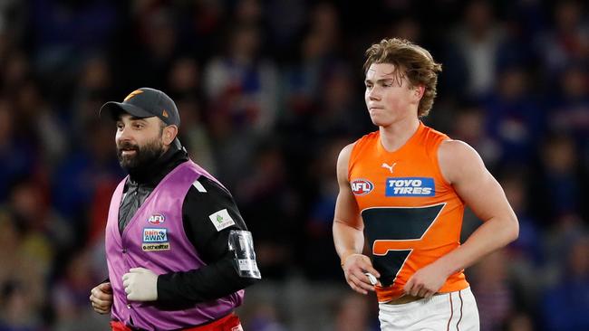 Bruhn wants to leave the Giants. (Photo by Dylan Burns/AFL Photos via Getty Images)