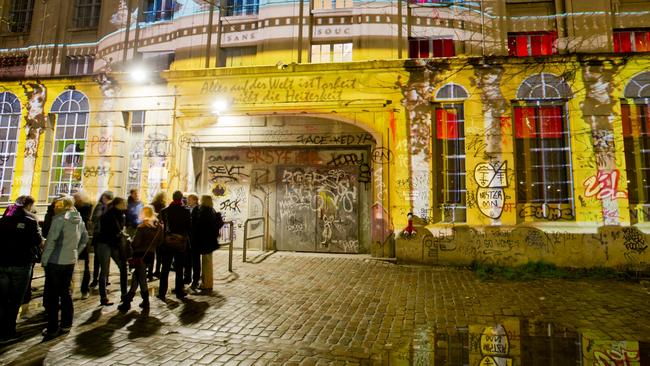 People queue outside Berghain nightclub in Berlin. Picture: Stefan Hoederath/Getty Images