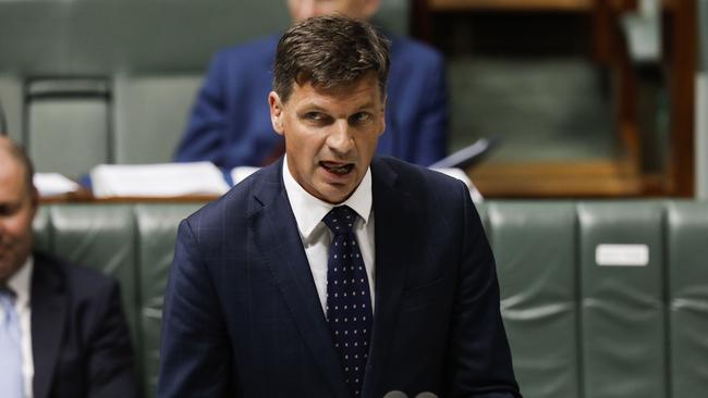 Energy Minister Angus Taylor has long-argued the Liddell coal-fired power station must be replaced with a ‘like-for-like’ alternative. Picture by Sean Davey.