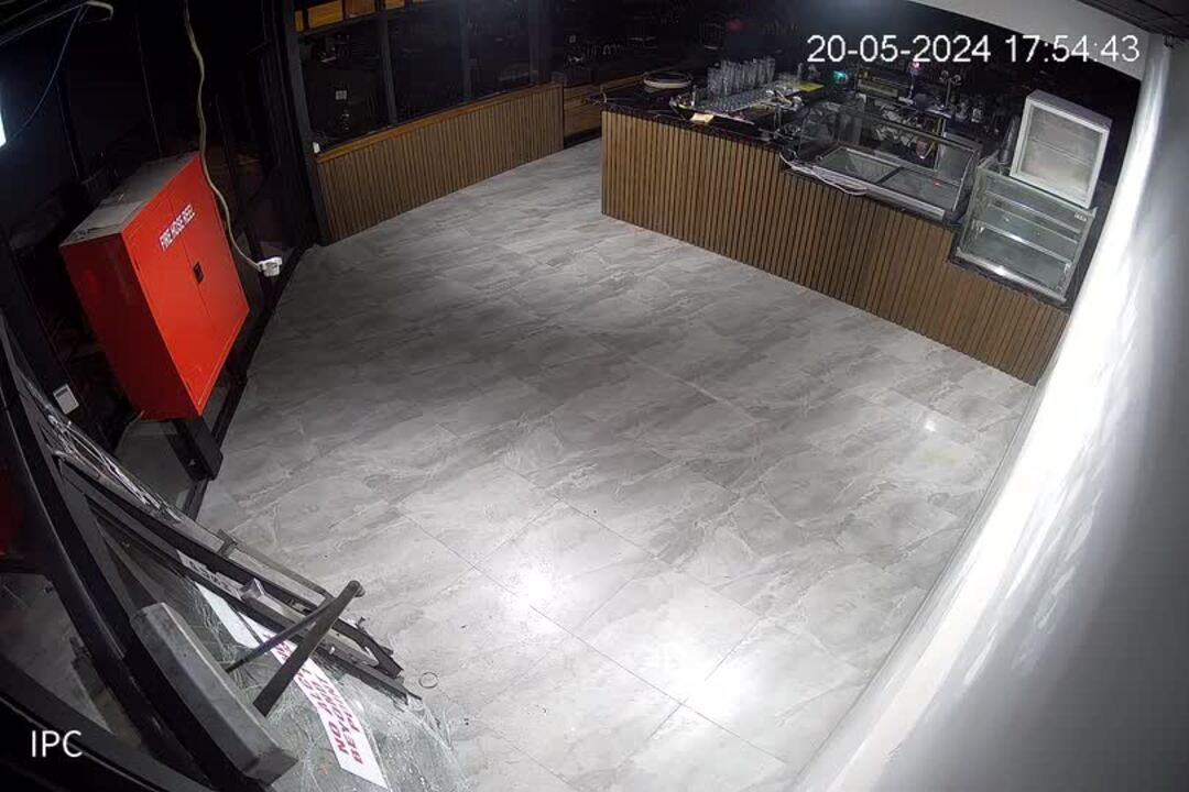 CCTV Captures Moment Man Sets Himself on Fire in Bungled Arson Attack