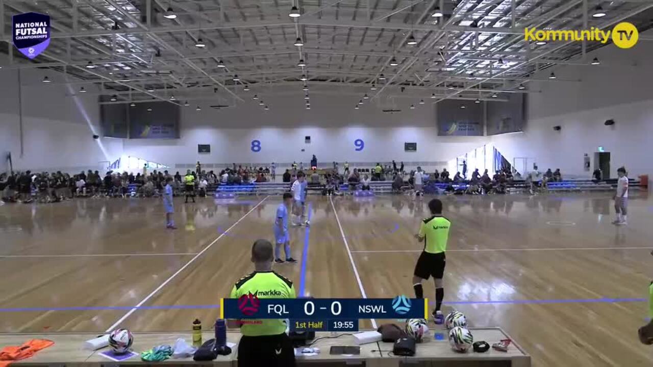 Replay: Football Queensland v Football NSW Lightning (U16 Boys) - 2025 National Futsal Championships Day 1