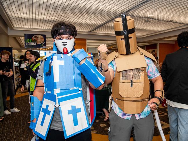 Knights at the City of Darwin Geektacular event, 2024. Picture: Pema Tamang Pakhrin