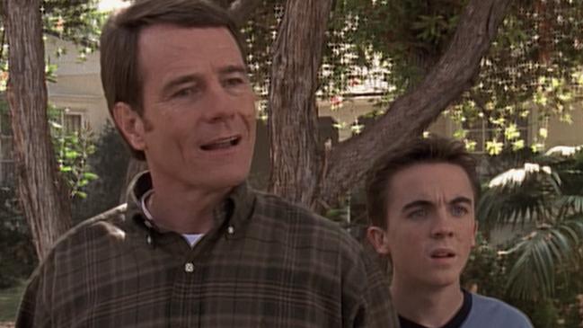 Bryan Cranston and Frankie Muniz in Malcolm in the Middle.