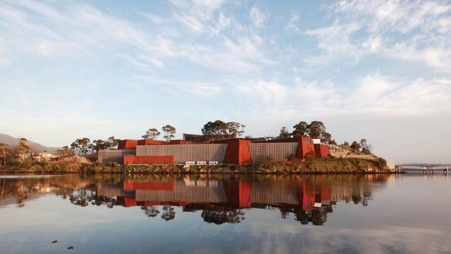 The Mona - Museum of Old and New Art in Hobart. Picture: Tourism Tasmania.