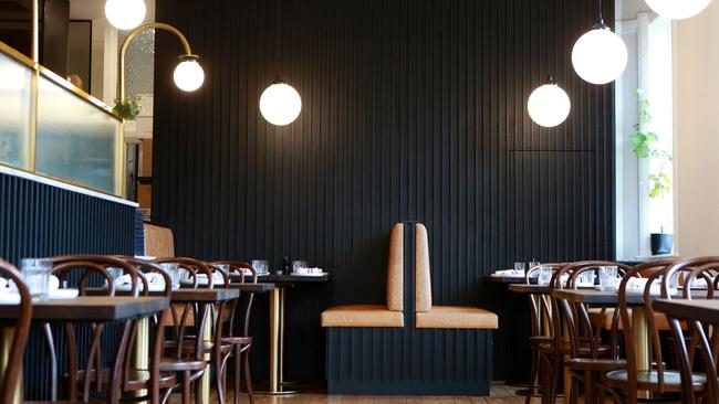 Heritage-inspired decor: Maeve Wine Bar. Picture: AAP/Sarah Marshall