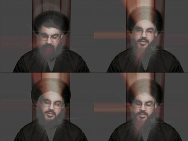 Khaled Sabsabi's artwork from 2007 featured as its centrepiece the dead Hezbollah leader Hassan Nasrallah.