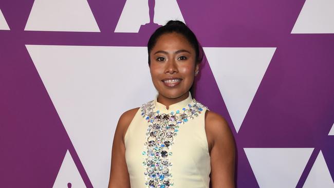 Lead Actress nominee Yalitza Aparicio for ‘Roma’ should go home early. Picture: Mark Ralston