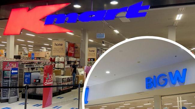 A Rockhampton woman has been sentenced for thefts from Kmart and Big W stores.