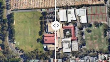 Before, after photos reveal huge expansion of Adelaide schools