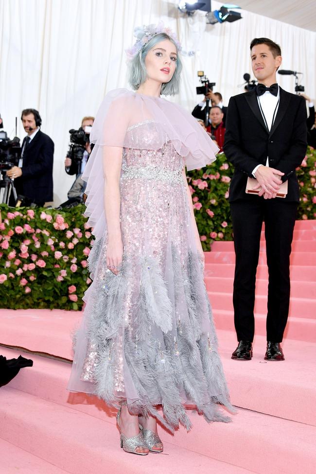 Lucy Boynton wears Prada at the 2019 Met Gala.