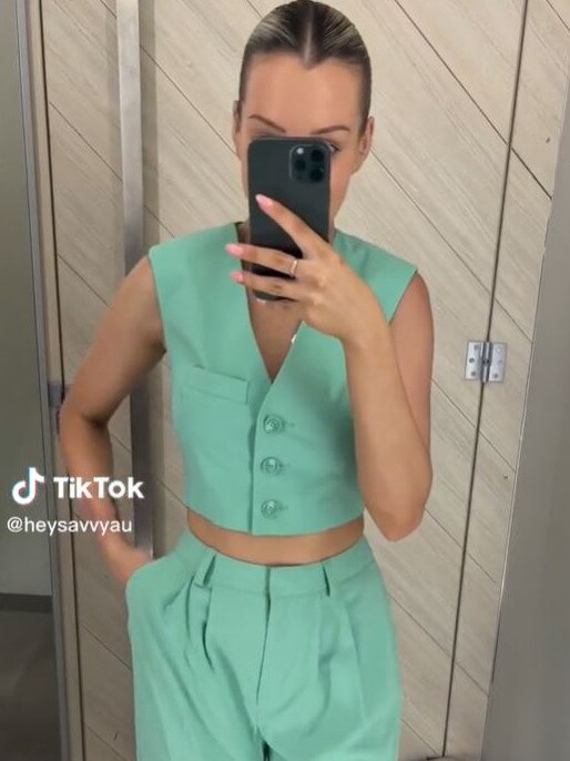 The $39 waistcoat in particular is very popular. Picture: TikTok/heysavvyau