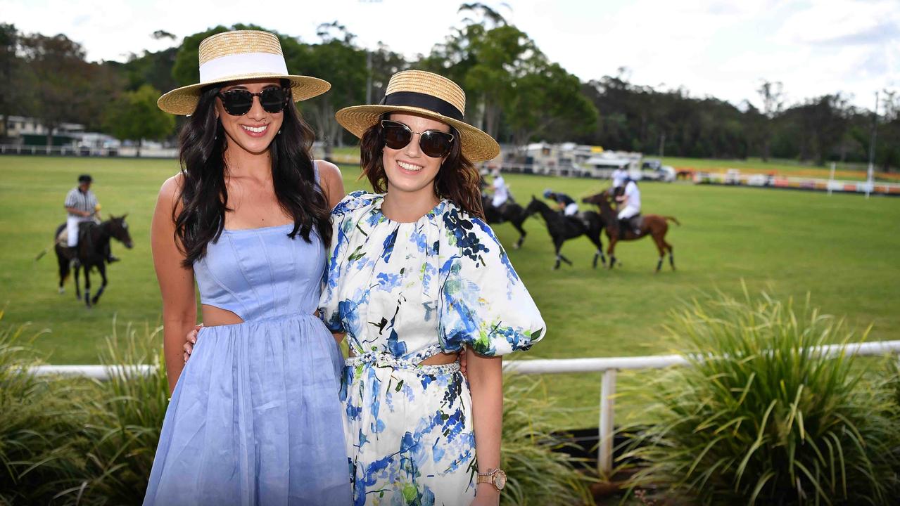 Rebecca Tuttle and Ashleigh St Baker at the Polo &amp; Provedores, Noosa. Picture Patrick Woods.