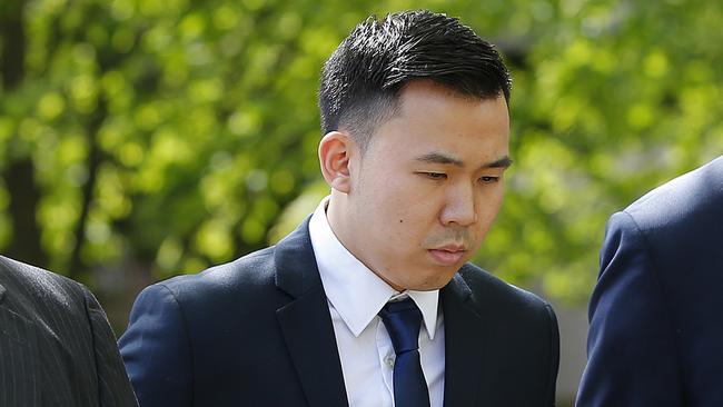 Kenny Kwan was sentenced to 12 to 24 months jail. Picture: AP/Rich Schultz