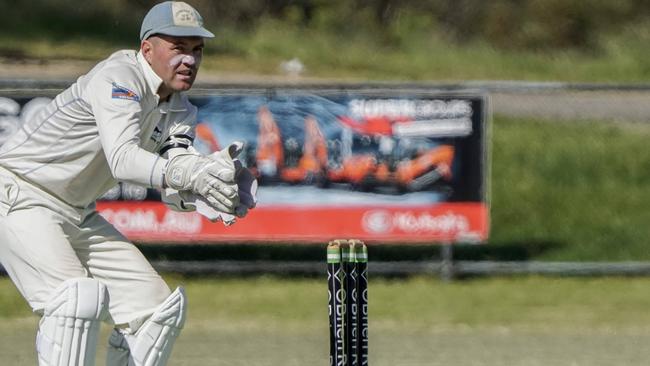 Langwarrin keeper Taylor Smith.