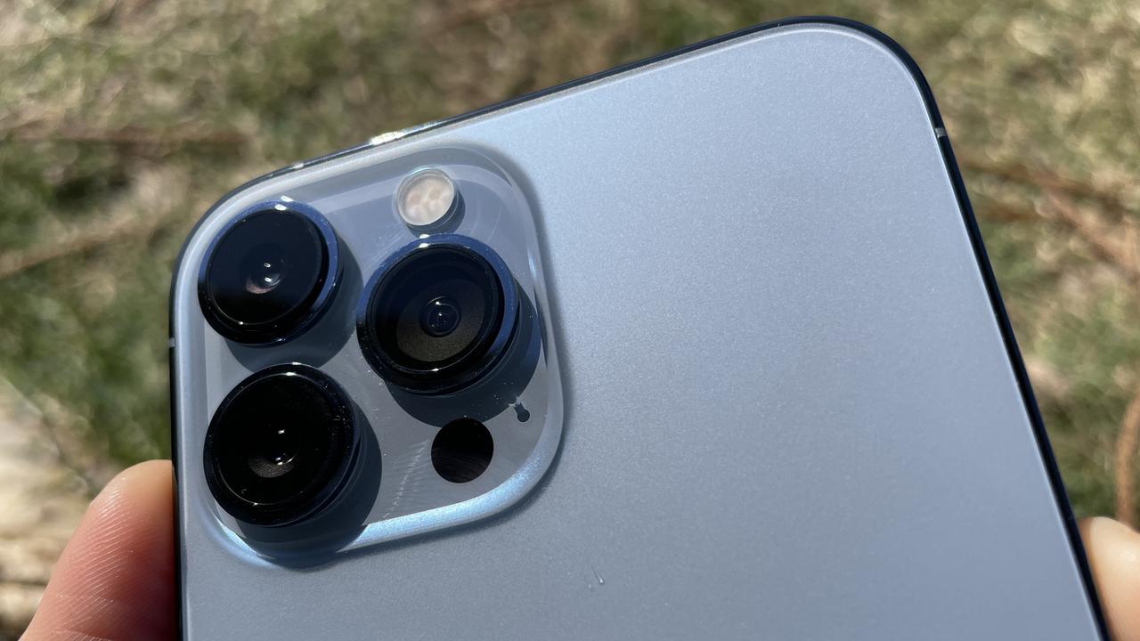 The iPhone 13 Pro Max has sophisticated cameras.