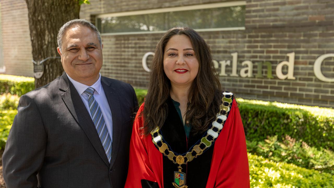 Cumberland Deputy Mayor Michael Zaiter and Mayor Ola Hamed. Picture: Supplied