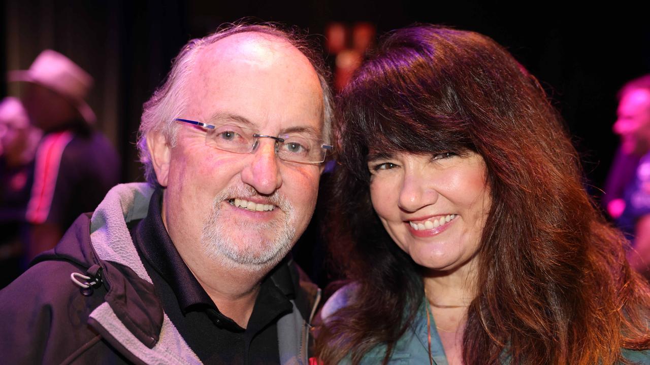 Ken Ashmore and Nancy Ashmore at the Pacific Airshow Gold Coast welcome party 2024 at HOTA for Gold Coast at Large. Picture, Portia Large.