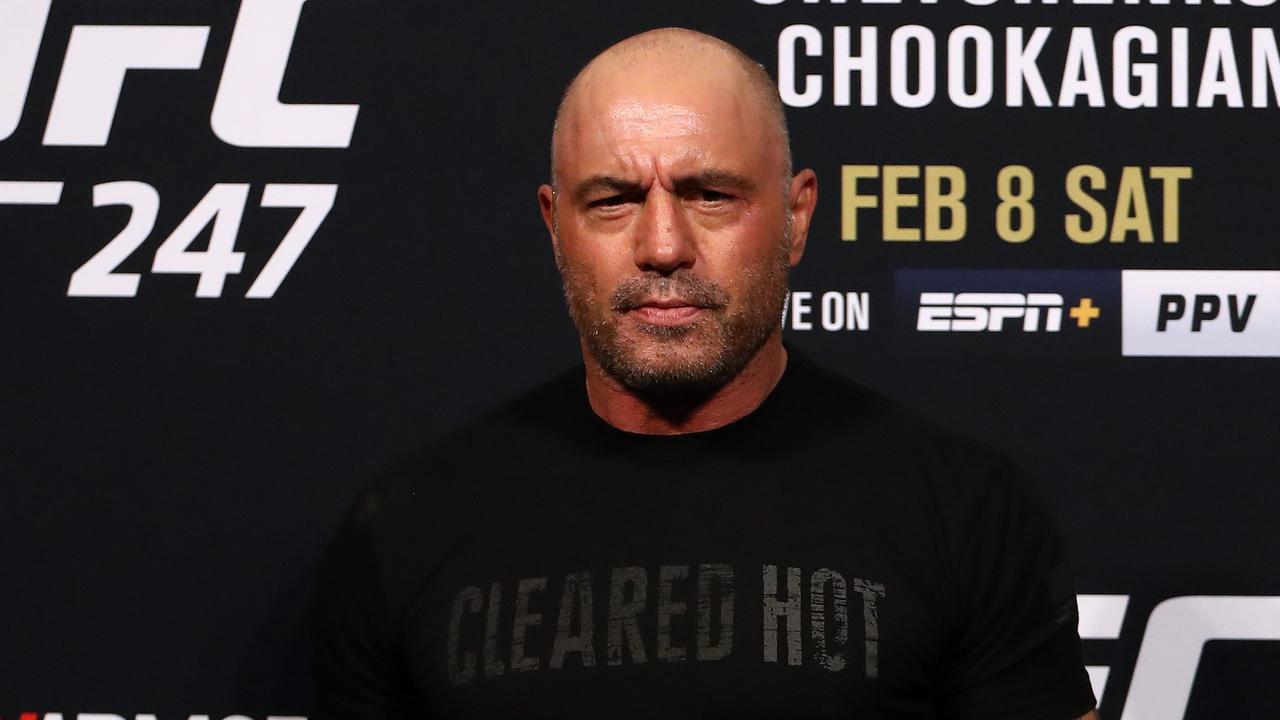 Joe Rogan is not backing down. Ronald Martinez/Getty Images/AFP.