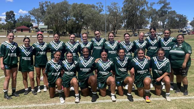 The Western Rams Lisa Fiaola Cup 2024 side following a trial match. Picture: Western Rams Facebook